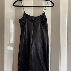 Forever 21 Shiny Black Dress